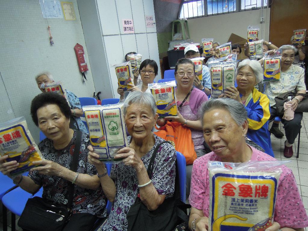 白米送贈 2014年